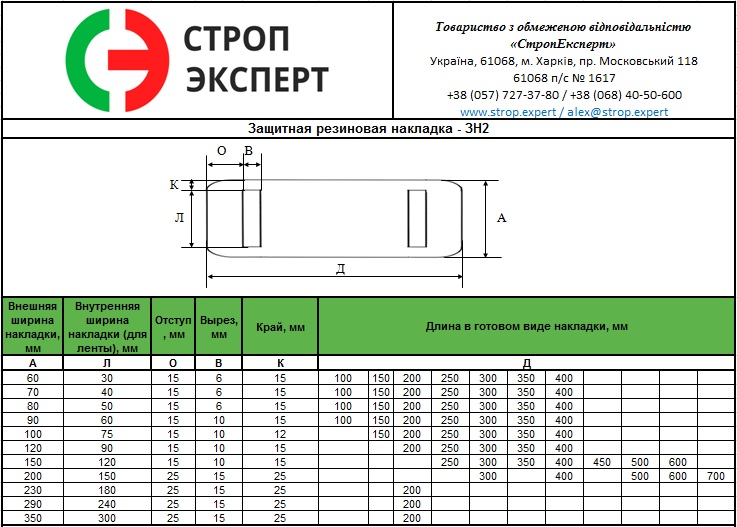 Защитная резиновая накладка