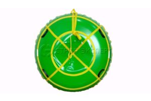 Тюбинг надувные санки 120 см ПВХ, lime-yellow