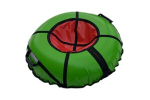 Тюбинг надувные санки 100 см ПВХ, green-red